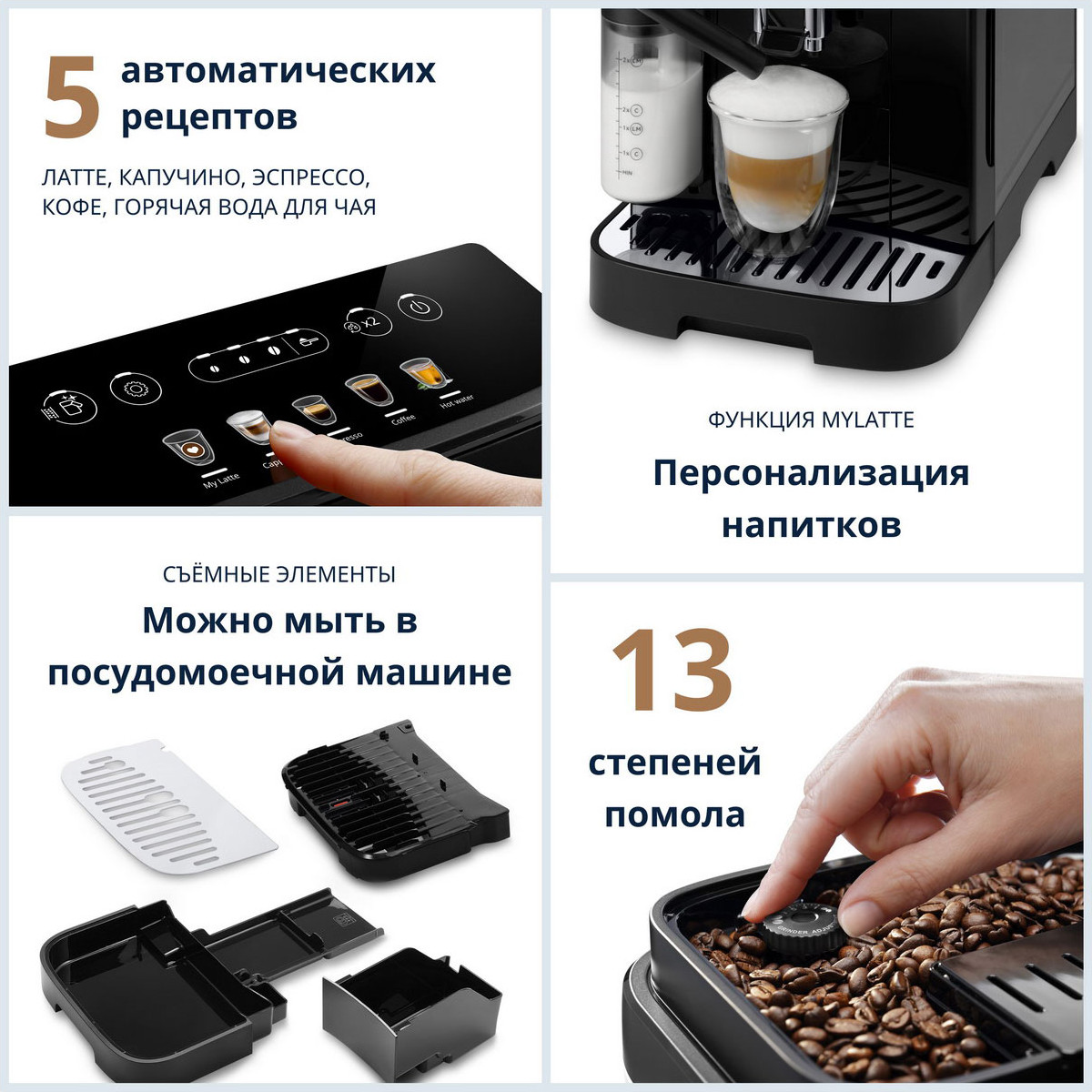 ���������� �������������� DeLonghi Magnifica Evo ECAM 290.61.B