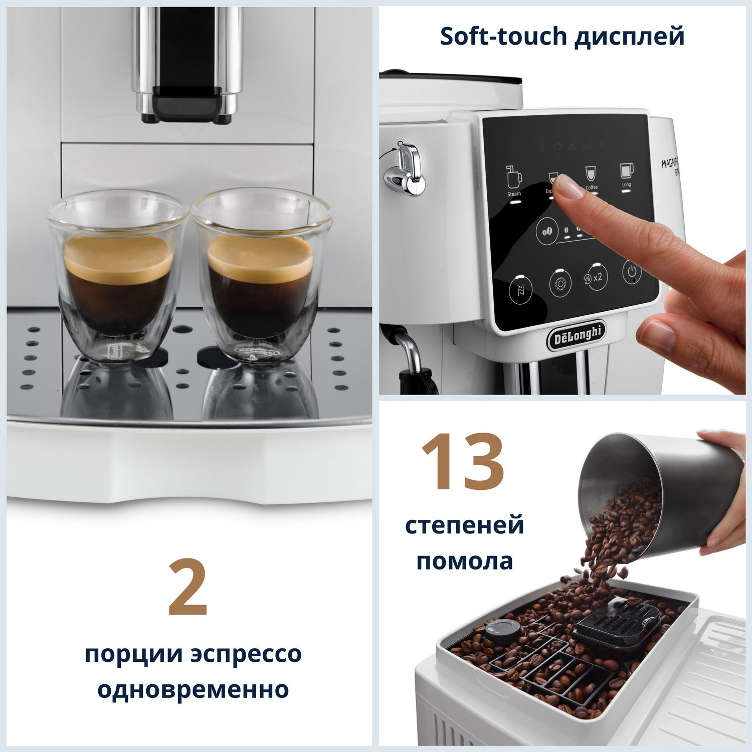 ���������� �������������� DeLonghi ECAM 220.20.W Magnifica Start